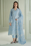 Cross Stitch Lavender Blue Mahiri Embroidered Lawn 2025