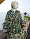 Juniad Jamshaid Green Lawn Printed 2PC-JLAWN-S-JDS-25-1010-S Summer Pret 2025