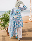 Junaid Jamshaid 2PC-JLAWN-S-JDS-25-1036 Multicolor Lawn Printed Shades Of Summer 2025