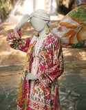 Junaid Jamshaid 2PC-JLAWN-S-JDS-25-1063 Multicolor Lawn Embroidered Shades Of Summer 2025