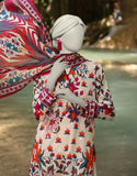Junaid Jamshaid 2PC-JLAWN-S-JDS-25-1064 Multicolor Lawn Embroidered Shades Of Summer 2025