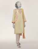Junaid Jamshaid JDS261216S Yellow Spring Lawn 2026