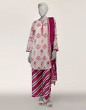 Junaid Jamshaid JLS26367S White Spring Lawn 2026