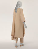 Junaid Jamshaid JLS26394S Beige Spring Lawn 2026