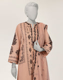 Junaid Jamshaid JLS26429S Tea-Pink Spring Lawn 2026