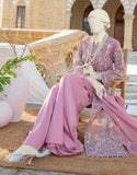 Junaid Jamshaid Peach Organza 3 PC JJPW-S-JPS-24-3924 Casuals Eid Prets Collection 2024
