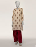 Junaid Jamshaid JST262286S Off-White Spring Lawn 2026