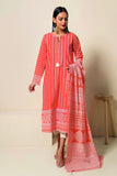 L22110 Orange Khaadi Online Spring Summer 2022