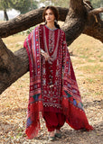 Sadaf Fawad Khan Berry red Winter Shawl Collection 2025