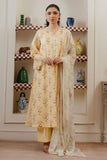 Cross Stitch Orchid Impression Daily Khaddar Linen Collection 2025