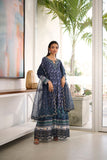 Dhanak SS24DA-2356 Navy Blue Amelie Festive Silk 2024