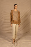 Sapphire ST ACC 39 1 Embroidered Cotton Satin Shirt Winter Vol 1 RTW 2022
