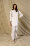 Sapphire ST ACC 44 1 Embroidered Cotton Satin Shirt Winter Vol 1 RTW 2022