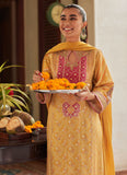Farah Talib Aziz Lita Saffron Kurta And Dupatta Tim Tim Luxe Silk Pret 2