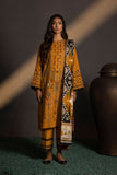 Sapphire U3E SG22V8 7 1 3 Piece - Embroidered Cotton Satin Suit Winter Vol 1 2022