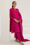 Cross Stitch Floret Sangria Mahiri Embroidered Lawn