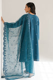 Cross Stitch Glazed Cerulean Mahiri Emb Lawn