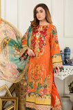 Adan Libas Yellowish Orange Swiss Lawn 2022