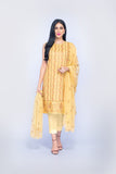 Bareeze Peony Flowers Bnl527 Yellow Dress