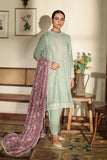 Cross Stitch Pistachio Glaze-3pc- Embroidered Linen Suit Winter Edit 1 Khaddar Linen 2022