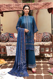 Cross Stitch Blue Frost-3pc- Linen Suit Winter Edit 1 Khaddar Linen 2022