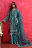 Nureh Teal Blush Fancy Formal Pret 2022