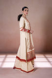 Sapphire U3E SG22V5 10 3 Piece Embroidered Self Jacquard Suit Intermix Collection 2022