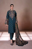 Sapphire U3E SG22V5 17 3 Piece Embroidered Cotton Suit Intermix Collection 2022
