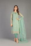 Bareeze Golden Diffusion Ch3253 Green Dress