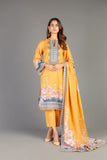 Bareeze Printed Pr52 Yellow Dress