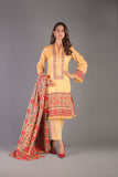 Bareeze Printed Pr965 Beige Dress