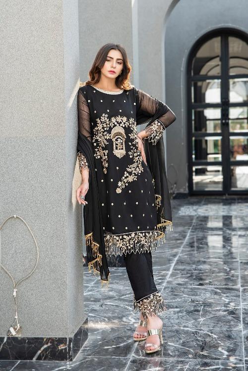 Panache Black-canvas Rawayat Eid 2021