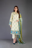 Bareeze Printed Pr886 Light Green Dress