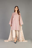 Bareeze Abstract Charm Ch3412 Beige Dress