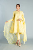 Bareeze 1106 Yellow Winter Karandi