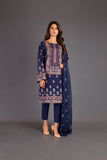 Bareeze Maah E Ro Ch3162 Navy Blue Dress