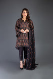 Bareeze Mughal Reet Ch3197 Black Dress