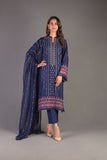 Bareeze Peach Blossom 1 Bnl1133 Blue Dress
