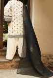 Almirah Black &amp; White Jacquard ALP-3PS-1409 Festive Collection 2022