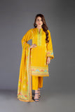 Bareeze Printed Pr922 Yellow Dress