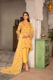 Bareeze Colors Of Ikat Bnl1020 Yellow Dress