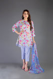 Bareeze Printed Pr889 Purple Dress