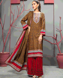 Ittehad IF JN 1607B Linen Series 3 Piece 2020