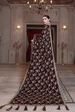 Emaan Adeel Brown Velvet Luxury Velvet Shawl 2021