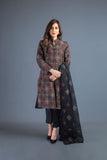 Bareeze Jamawar Range Bnl929 Black Dress
