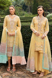 Ramsha Mellow Yellow Z-806 Andaaz Embroidered Lawn Collection 2024