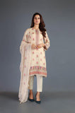 Bareeze Ethnic Bloom Ch3229 Brown Dress