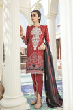 Cross Stitch Coral Rush - 3 Piece Dastaab Khaddar Linen V2 2021