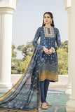 Cross Stitch Deep Ditsy - 3 Piece Dastaab Khaddar Linen V2 2021
