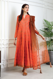 Iznik Fashions IP 105 Tangerine  RTW Eid Prets 2022